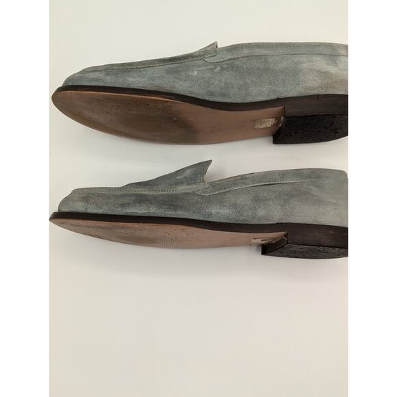 J Crew | Slate Green Winona Suede Loafers | Size 8.5 - Picture 5 of 12